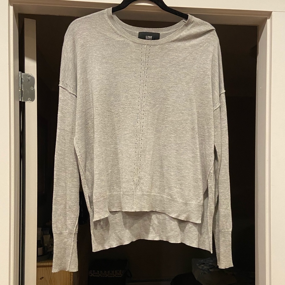 Line Knit Sweater
